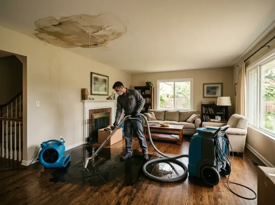 attic-pipe-burst-ceiling-drip-008 — frequently asked questions, Water Damage Restoration & Carpet Care in Helena, AL
